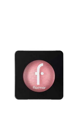 Flormar Baked Blush-On Highly Pigmented & Matte Finish Baked Blush 4g - 040 Shimmer Pink Chivela