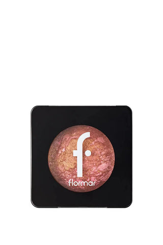 Flormar Baked Blush-On Highly Pigmented & Matte Finish Baked Blush 4g - 044 Pink Bronze - By Baano