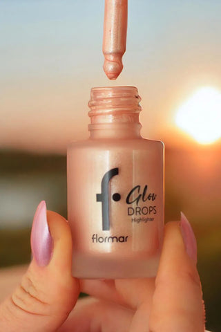 Flormar Glow Drops Natural Mineral Dropper Liquid Illuminator 14ml - 001 Moon Glow - By Baano