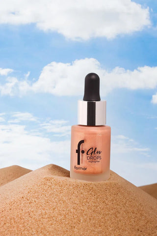 Flormar Glow Drops Natural Mineral Dropper Liquid Illuminator 14ml - 001 Moon Glow - By Baano