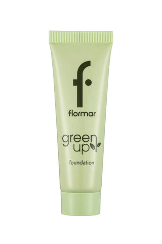 Flormar Green Up Vegan Foundation with Creamy Texture & Semi-Matte Finish 30ml - 003 Ivory Nude - By Baano