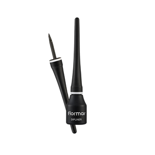 Flormar Highly Pigmented & Semi-Matte Finish Dipliner 3.5ml - Black - By Baano