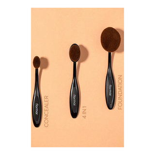 Flormar Horizontal Foundation Brush with Oval & Rounded Tip - 039 - By Baano