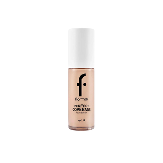 Flormar Perfect Coverage Highly Pigmented & Semi-gloss Finish SPF15 Foundation 30ml - 105 Porcelain Ivory - By Baano