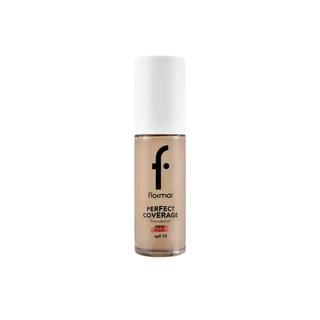 Flormar Perfect Coverage Highly Pigmented & Semi-gloss Finish SPF15 Foundation 30ml - 132 Natural Beige - By Baano