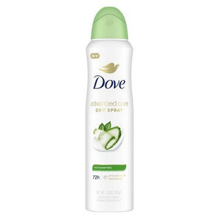 Dove Beauty Advanced Care Cool Essentials 72-Hour Women's Antiperspirant & Deodorant Dry Spray - Imperfect Container