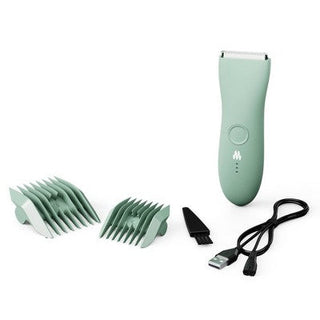 Meridian Trimmer Original Pubic & Body Hair Trimmer for Men & Women, Below-the-Belt Groomer, Ball Trimmer, Bikini Trimmer - Sage