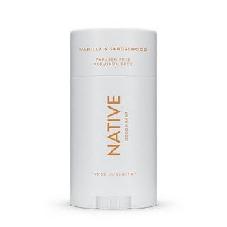 Native Solid Deodorant for Men & Women Vanilla & Sandalwood Aluminum-Free 2.65oz - New