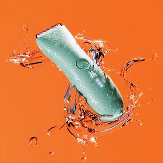 Meridian Trimmer Original Pubic & Body Hair Trimmer for Men & Women, Below-the-Belt Groomer, Ball Trimmer, Bikini Trimmer - Sage