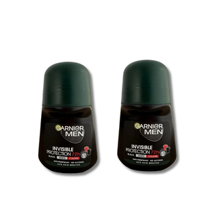 Garnier Men Invisible Protection Anti-Perspirant Roll-On 50 ml / 1.7 fl oz 2 Pack