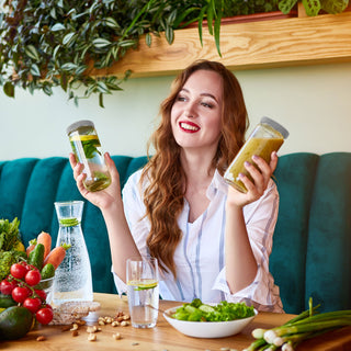 Original Series Wide Mouth Glass Bottles w/ Lids & Silicone Liner, 16 oz