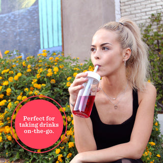 Juice & Smoothie Glass Tumbler Set