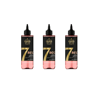 Gliss 7sec Express Repair Treatment Split Hair Miracle 200ml 3 Pack - By Baano