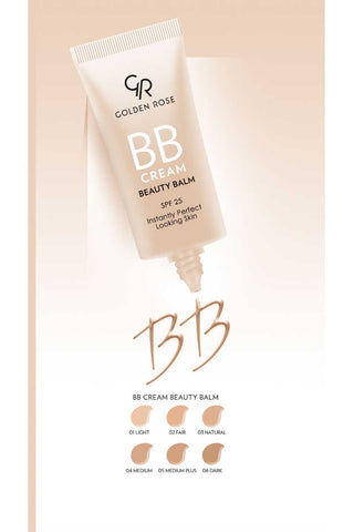 Golden Rose Bb Cream Beauty Balm - 03 Natural - By Baano