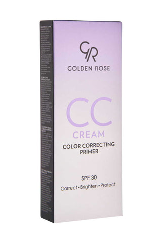 Golden Rose CC Cream Color Correcting Primer - 01 Violet - By Baano
