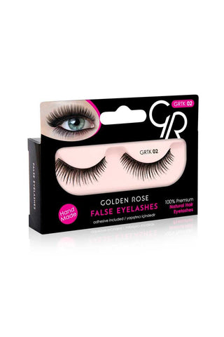 Golden Rose False Eyelashes - 02 - By Baano