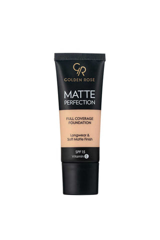 Golden Rose Matte Perfection Full Coverage Foundation 49g - Cool 03 - By Baano