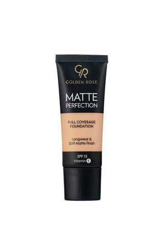 Golden Rose Matte Perfection Full Coverage Foundation 49g - Cool 04 - By Baano
