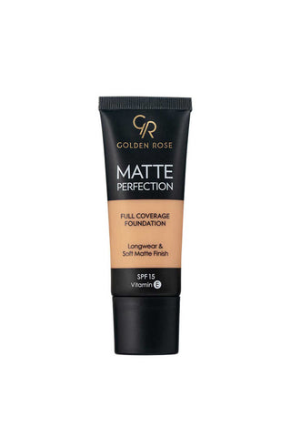Golden Rose Matte Perfection Full Coverage Foundation 49g - Cool 06 - By Baano