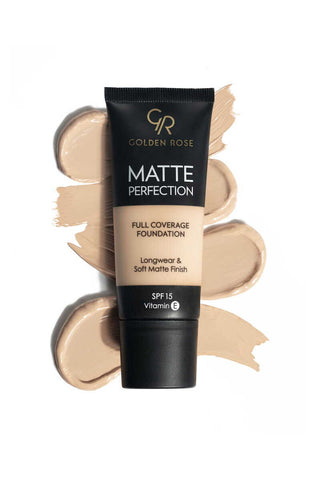 Golden Rose Matte Perfection Full Coverage Foundation 49g - Cool 06 - By Baano