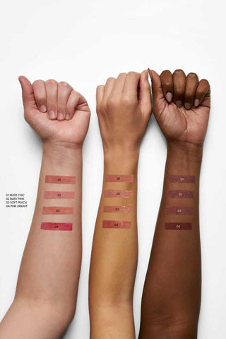 Golden Rose Miss Beauty Glow Shine 3D Lipgloss - 01 Nude Chic - By Baano