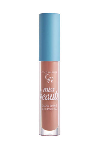 Golden Rose Miss Beauty Glow Shine 3D Lipgloss - 03 Soft Peach - By Baano
