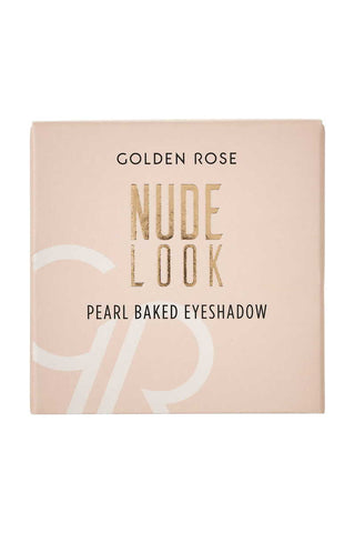 Golden Rose Nude Look Pearl Baked Eyeshadow - 01 Ivory - By Baano