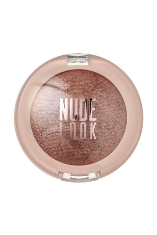 Golden Rose Nude Look Pearl Baked Eyeshadow - 02 Rosy Bronze - By Baano