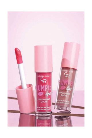 Golden Rose Plumped Lips Lip Plumping Gloss - 208 - By Baano