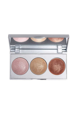Golden Rose Strobing Highlighter Palette - Pink Gold Bronz - By Baano