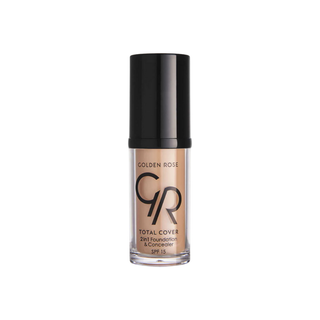 Golden Rose Total Cover 2 in 1 Foundation & Concealer - 07 Natural - By Baano