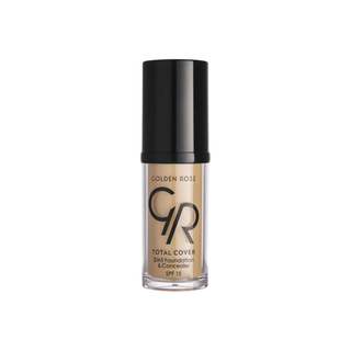 Golden Rose Total Cover 2 in 1 Foundation & Concealer - 21 Light Yellow Beige - By Baano