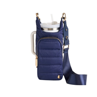 HydroBag® HANDLE™- Navy Matte with Solid Vegan Leather Strap