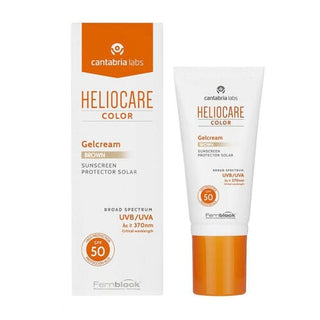 Heliocare Color Gelcream Brown Tinted Sunscreen Spf 50 50 ml - By Baano