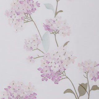 Hydrangea 100% Cotton Embroidered Duvet Cover Set