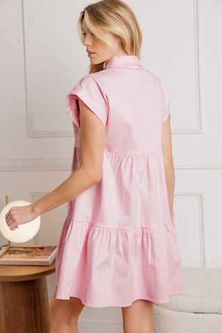 COMMON GROUND TWILL MINI DRESS - By Baano