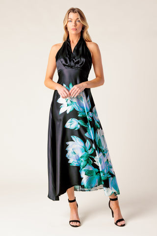 INSATIABLE FEELING WOVEN MIDI DRESS - By Baano