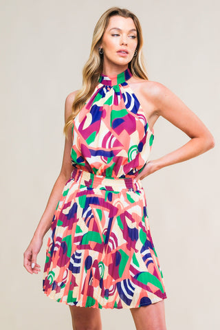 SWEETLY ELEVATED WOVEN MINI DRESS - By Baano