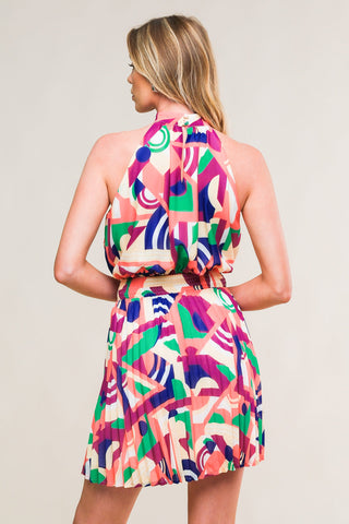 SWEETLY ELEVATED WOVEN MINI DRESS - By Baano