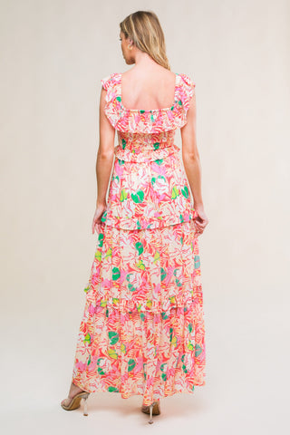 RELAXED CHARM WOVEN MIDI DRESS - By Baano