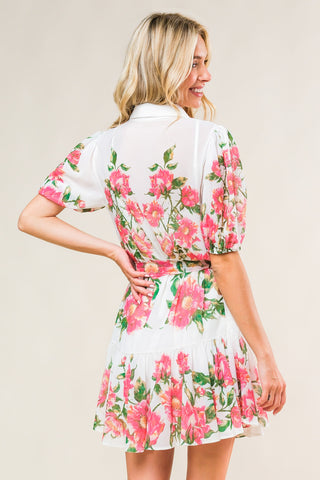 FEEL THE BEAT WOVEN MINI DRESS - By Baano