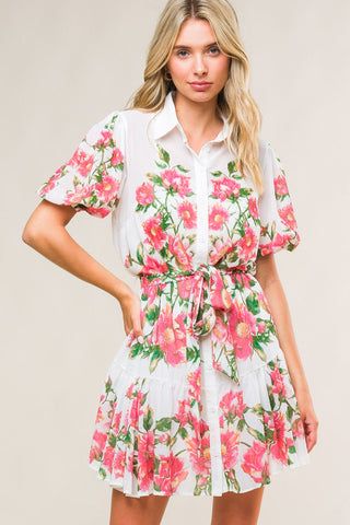 FEEL THE BEAT WOVEN MINI DRESS - By Baano