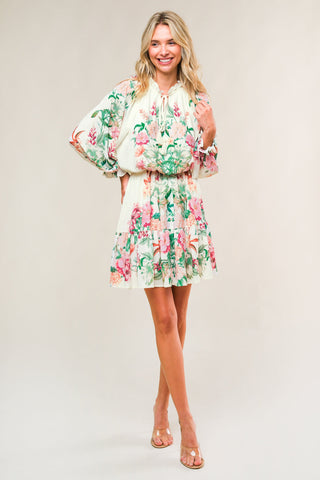 HAPPIEST HERE WOVEN MINI DRESS - By Baano