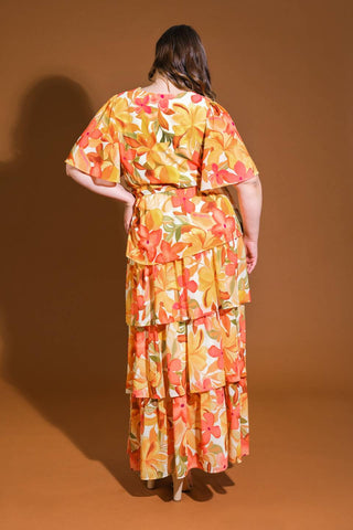 CONSISTENTLY CONFIDENT WOVEN MIDI DRESS - By Baano