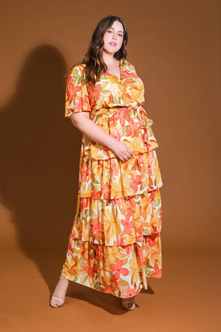 CONSISTENTLY CONFIDENT WOVEN MIDI DRESS - By Baano