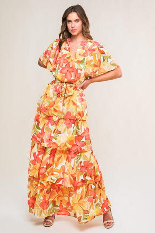 CONSISTENTLY CONFIDENT WOVEN MIDI DRESS - By Baano