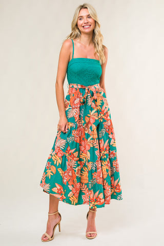 EVERMORE ELEGANCE WOVEN MIDI DRESS - By Baano