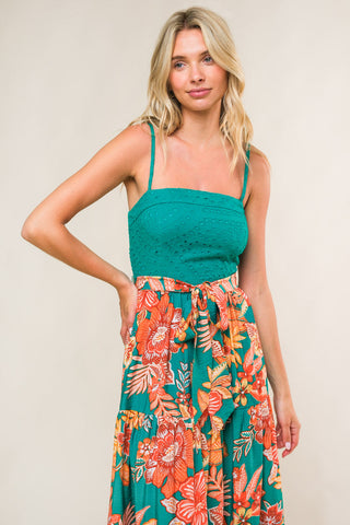 EVERMORE ELEGANCE WOVEN MIDI DRESS - By Baano