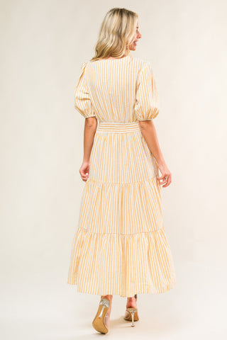 WITH THE GIRLS WOVEN MIDI DRESS - By Baano