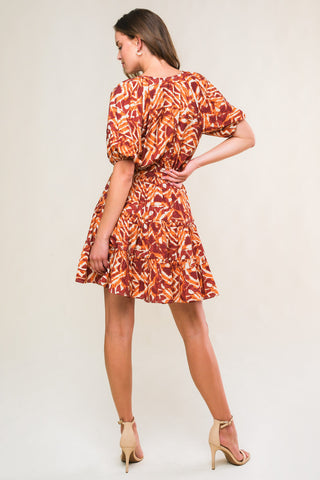 FLORA HARMONY WOVEN MINI DRESS - By Baano